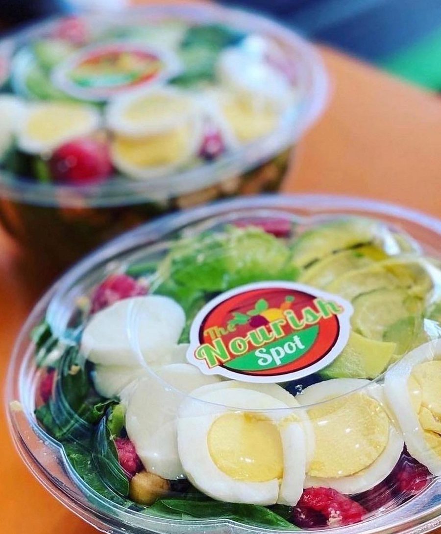 Fresh salad cups